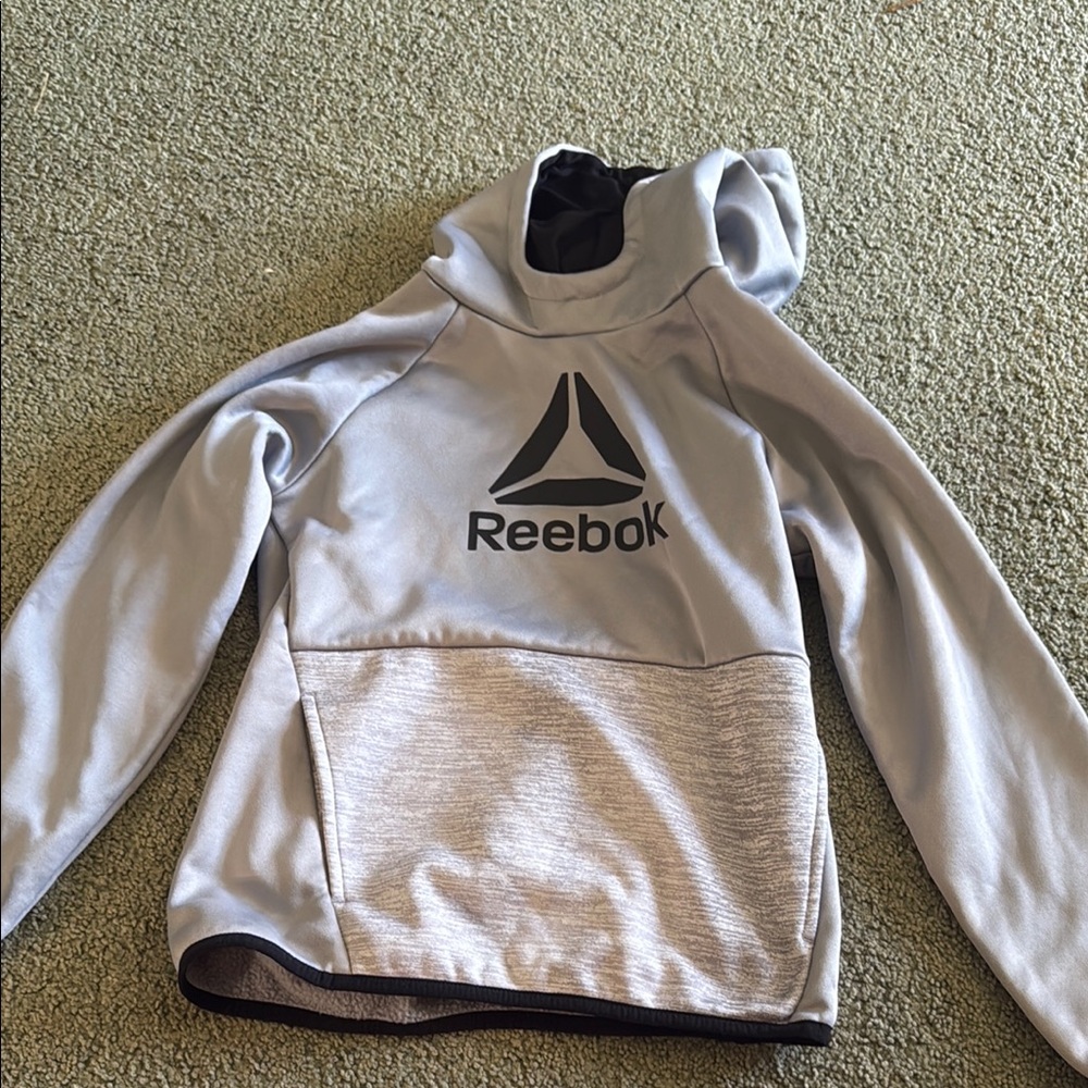 Reebok Light Gray Pullover with Logo